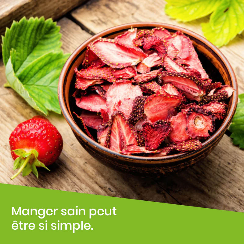 Fraises lyophilisées GreatVita
